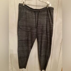 Zella Live Drawstring Waist Pocket Jogger Pants‎ - Black - Grey Sz-XL